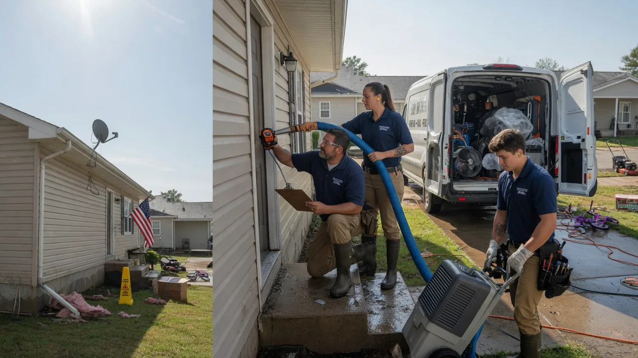 Ceiling Water Damage Restoration in Drew, MS near me